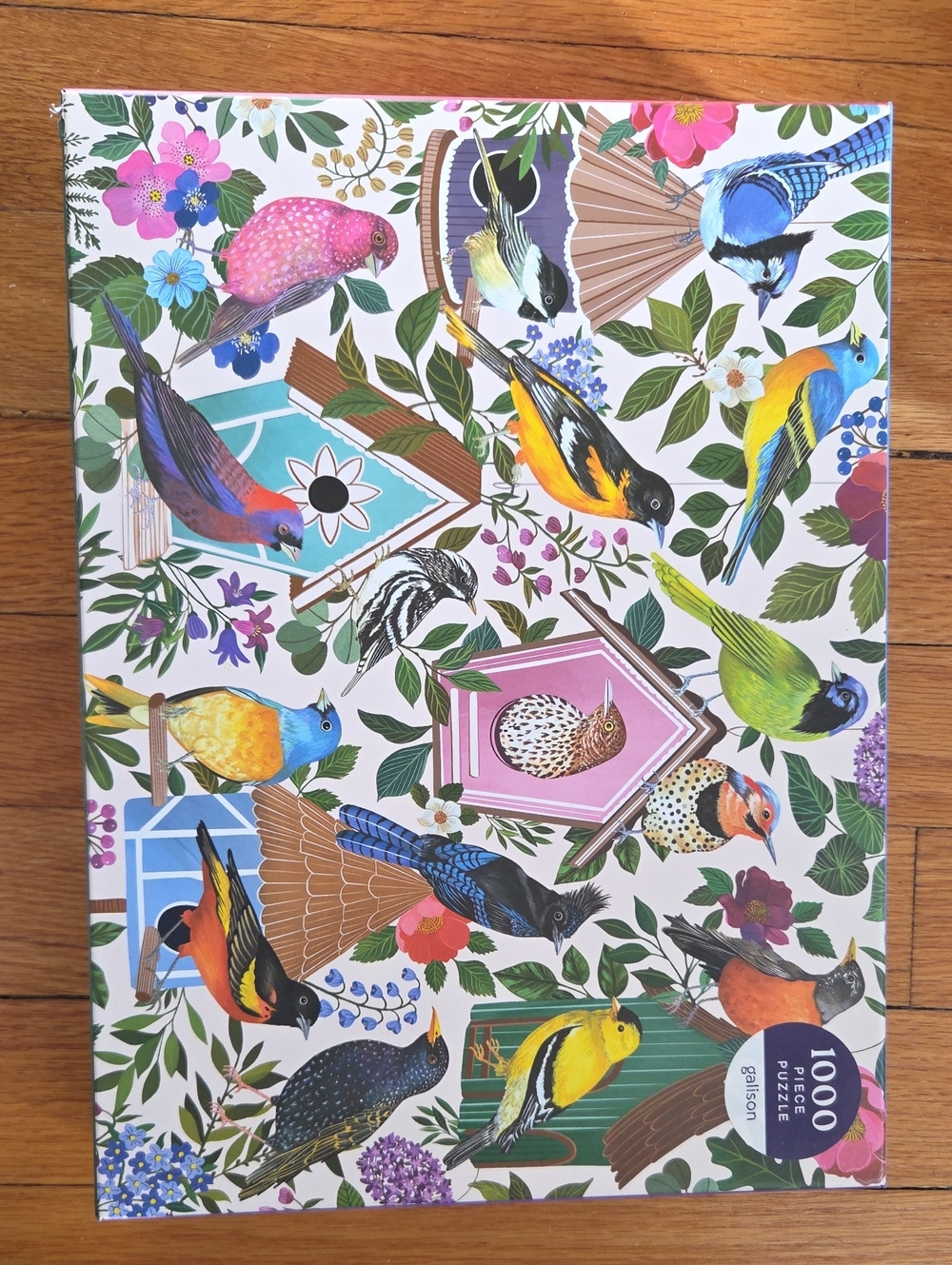 Galison "Birdhouse Lane" 1000 Piece Puzzle